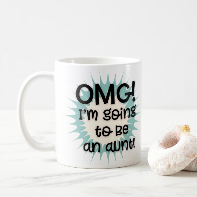 Tasse « OMG je vais être une tata » (Avec donut)