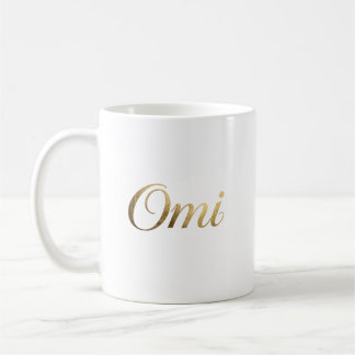 Tasse Omi Mug - Cadeau pour grand-mère, Tasse à ca