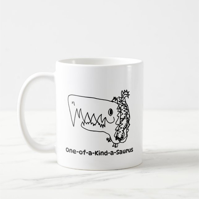 Tasse One-of-a-Kind-a-Saurus | Art Roarsome (Gauche)