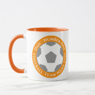Tasse Orange – Vibrant et Ludique pour Papa Amateu