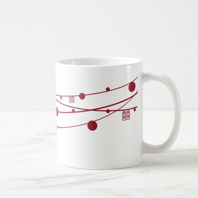 Tasse orientale de mariage de doubles lanternes de (Droite)