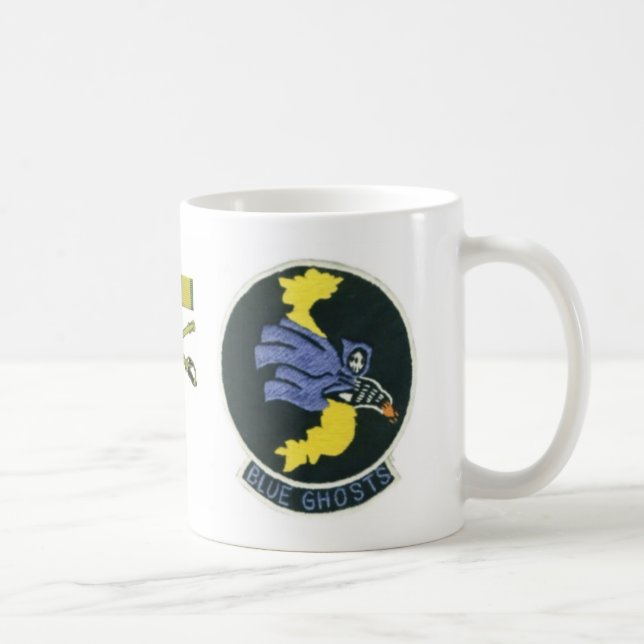 Tasse originale de correction de fantôme bleu (Droite)
