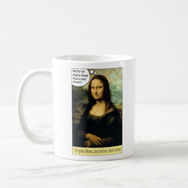 Tasse "originale" de Mona Lisa (Gauche)