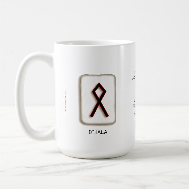 Tasse Othala RuneStone 15 oz. (Gauche)