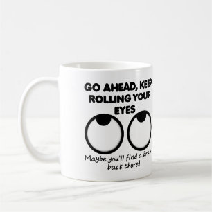 Tasse ou mug de voyage drôle "Continuez à rouler l