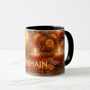 Tasse ou mug Samhain avec des papillons de nuit