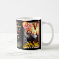 Tasse ou tasse de zodiaque de Bélier