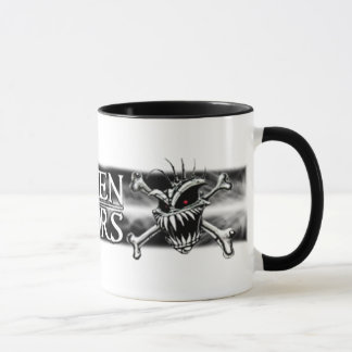 Tasse oubliée d'accent de guerrier