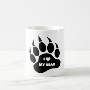 Tasse Ours / Ourson J'aime mon Ours dans La Patte
