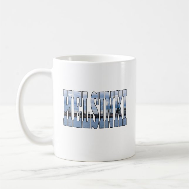 Tasse Panorama d'Helsinki| Souvenir de voyage en F (Gauche)