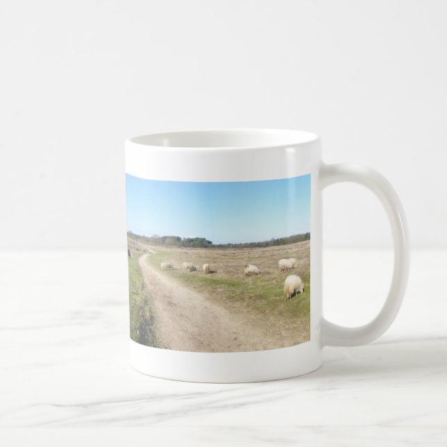 Tasse panoramique de lande de moutons (Droite)