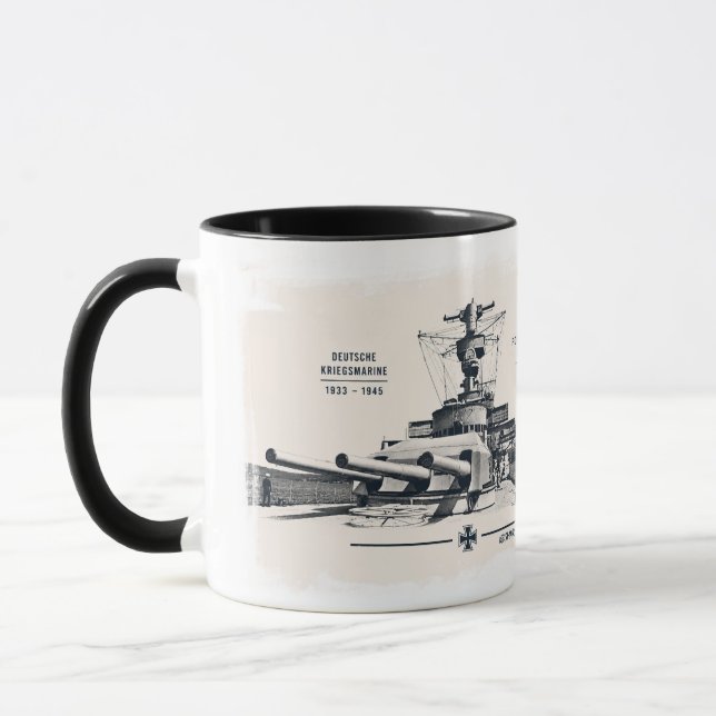 Tasse Panzerschiff Deutschland Mug (Gauche)