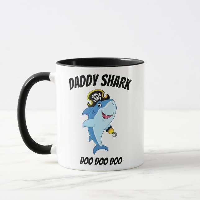 Tasse Papa Daddyshark Daddy Shark Mug  (Gauche)