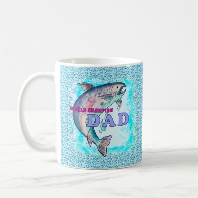 Tasse Papa Pêche Champion (Gauche)