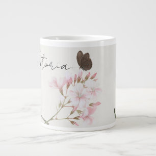 Tasse papillon floral à design Ju Lian personnalis