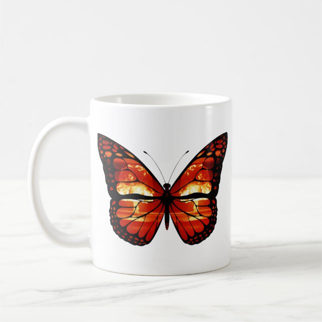 Tasse Papillon Nuage Champignon Atomique (Gauche)