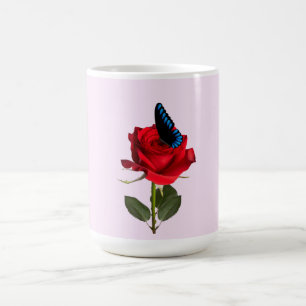 Tasse Papillons et Rose