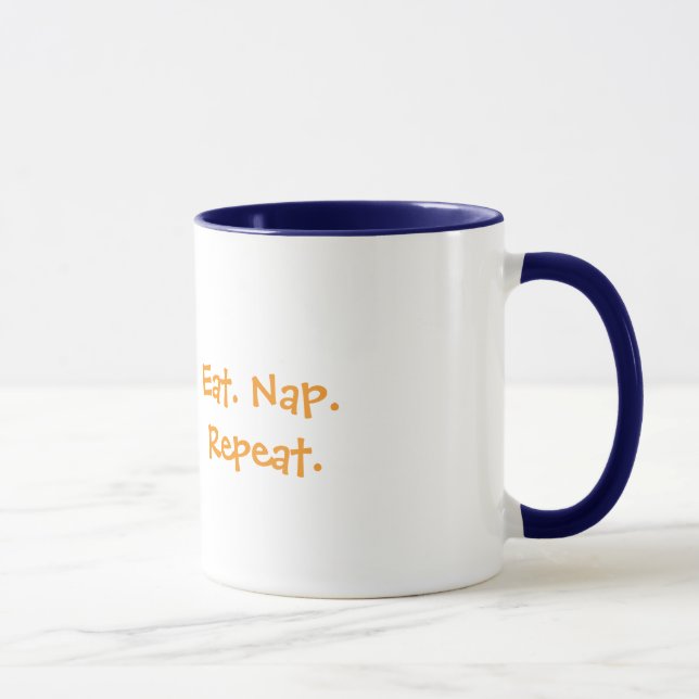 Tasse Paresseux – Manger. Dormir. Répéter ☕🐾 (Droite)
