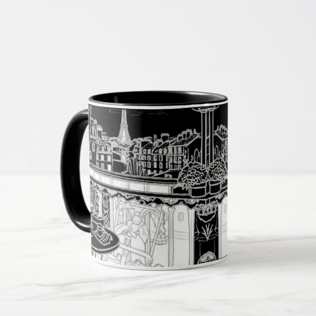 Tasse paris,france,tour Eiffel (Devant gauche)