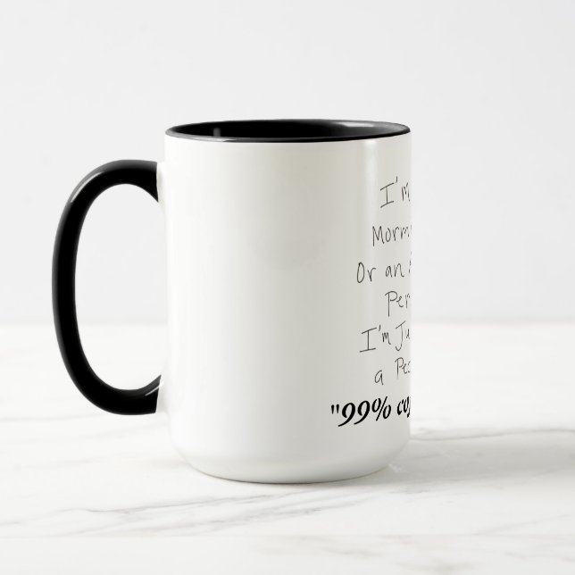 Tasse Pas une personne sociale (Gauche)