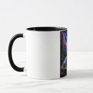 Tasse Paysage Fantastique Licorne au Clair de Lune