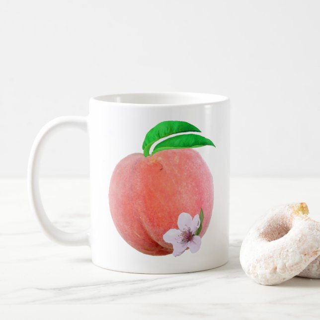 Tasse Pêche (Avec donut)