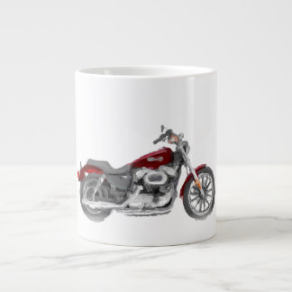 Tasse peinte à la main de brosse d'art de Harley