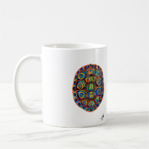 Tasse peinte de Shell de tortue