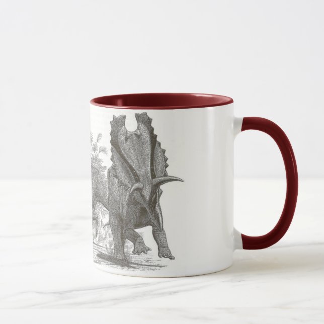 Tasse Pentaceratops Gregory Paul de dinosaure (Droite)