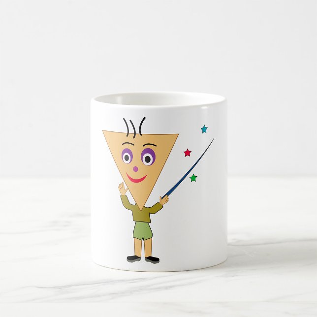Tasse personnage tête triangulaire (Créateur téléchargé)