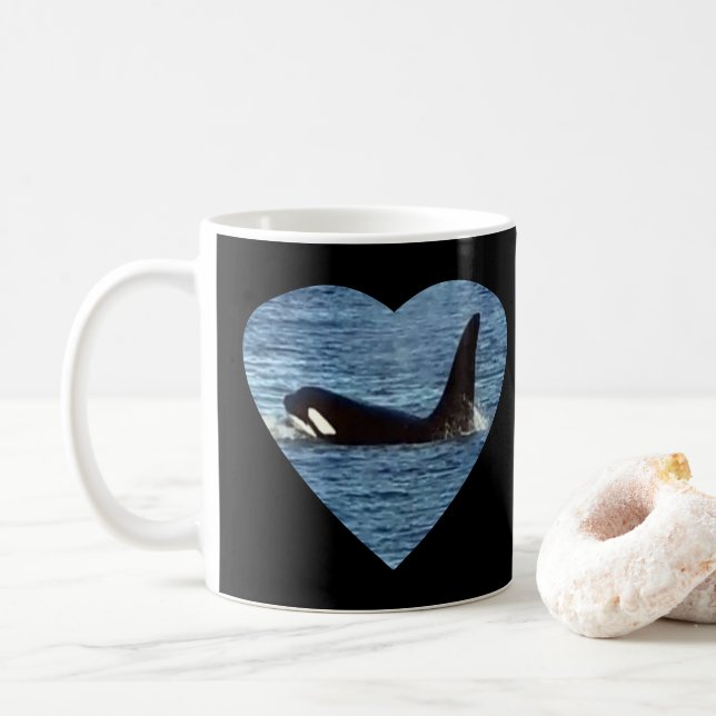 Tasse Personnalisable Baleine Orque Aquarius (Avec donut)