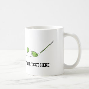 Tasse personnalisable d'amants de golf