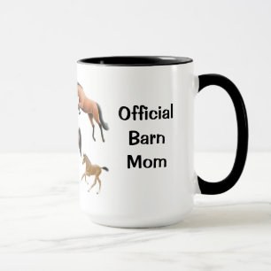 Tasse personnalisable de cheval de maman