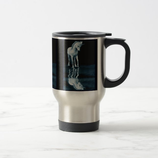 Tasse personnalisable de licorne (Droit)