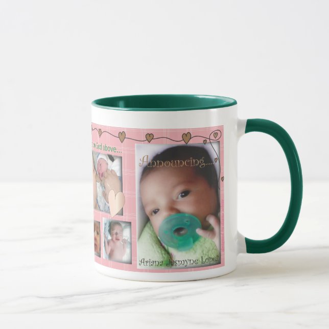 Tasse personnalisable de photo (Droite)