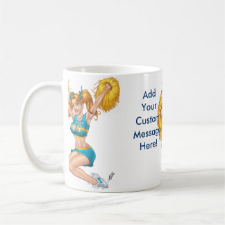 Tasse personnalisable de pom-pom girl par Al Rio