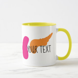 Tasse personnalisable du pancréas   de rein