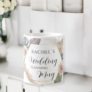 Tasse personnalisable pour l'organisation du maria