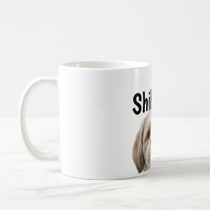 Tasse personnalisée 11oz avec un Shih Tzu réaliste