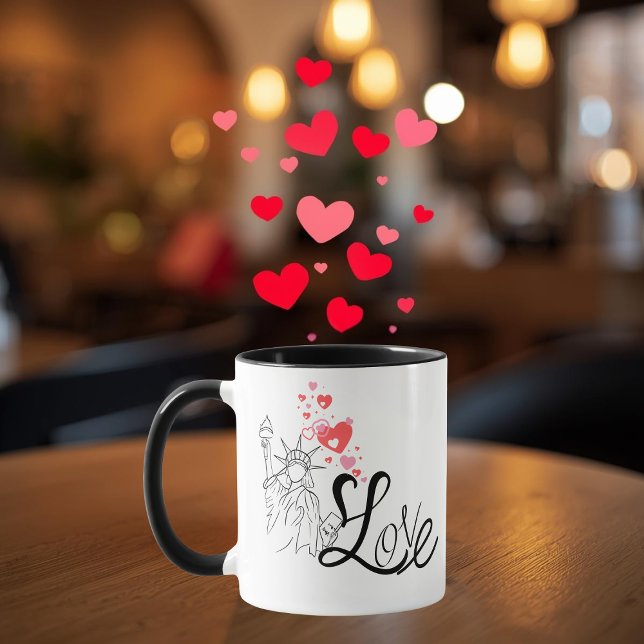 Tasse personnalisée Amour et Monument (Créateur téléchargé)