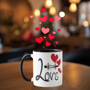 Tasse personnalisée Amour et Monument