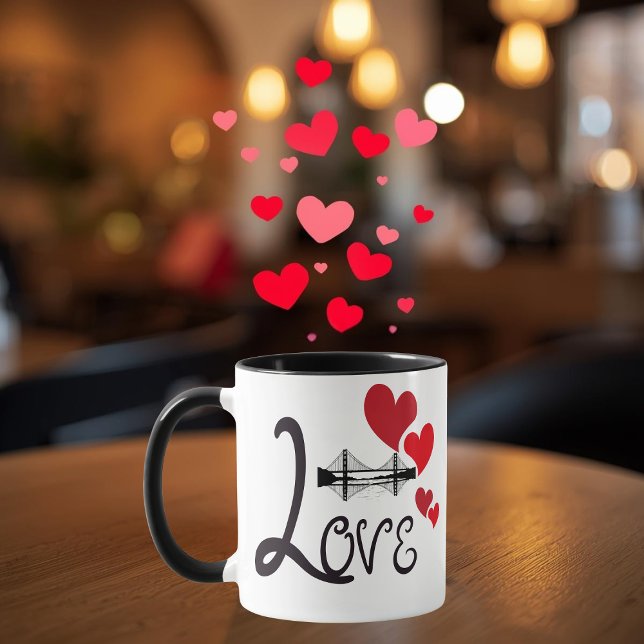 Tasse personnalisée Amour et Monument (Créateur téléchargé)