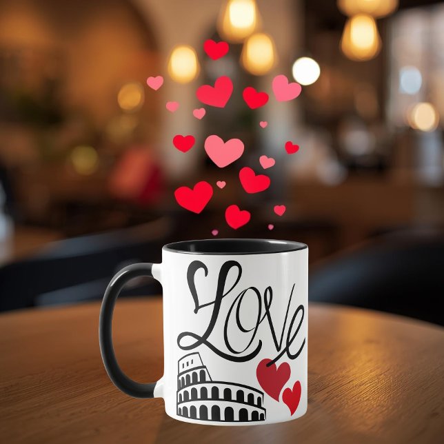 Tasse personnalisée Amour et Monument (Créateur téléchargé)