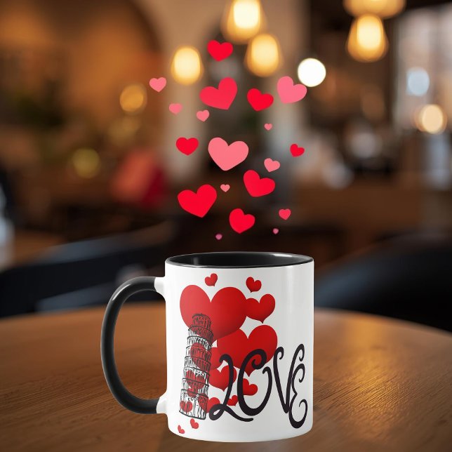 Tasse personnalisée Amour et Monument (Créateur téléchargé)