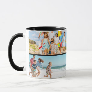 Tasse personnalisée avec 4 photos cadeau pour la f