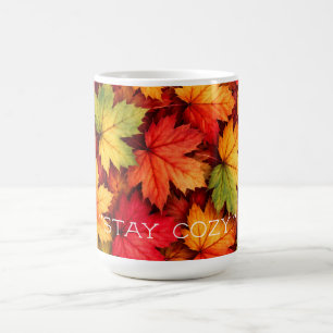 Tasse personnalisée avec citation réaliste de feui