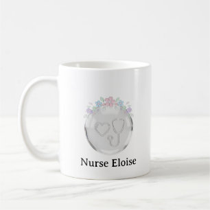 Tasse personnalisée avec emblème d'infirmière