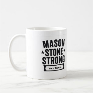 Tasse personnalisée avec le nom Mason Stone Strong