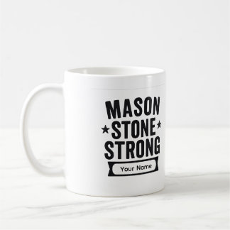 Tasse personnalisée avec le nom Mason Stone Strong
