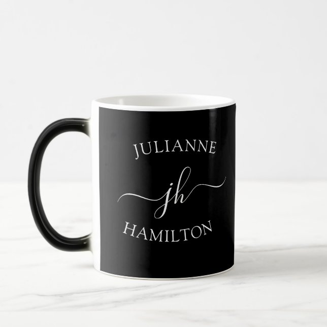 Tasse personnalisée avec monogramme (Gauche)